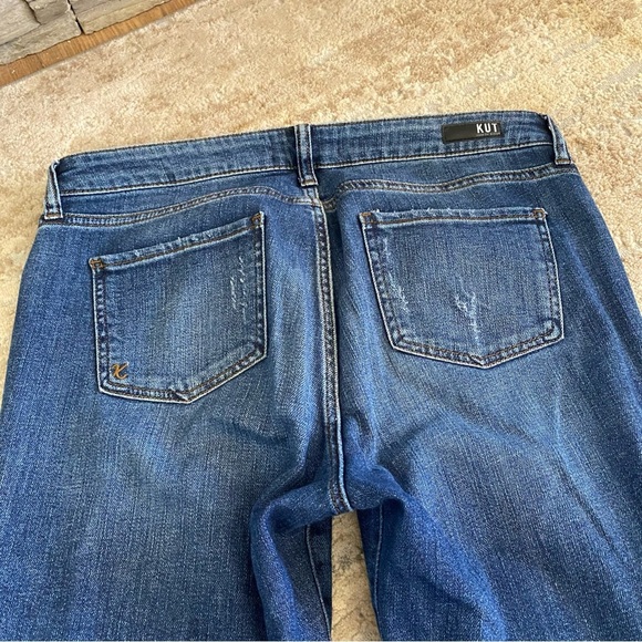 Kut from the Kloth Catherine Boyfriend Straight Leg Dark Wash Jeans: 10 - Picture 11 of 11